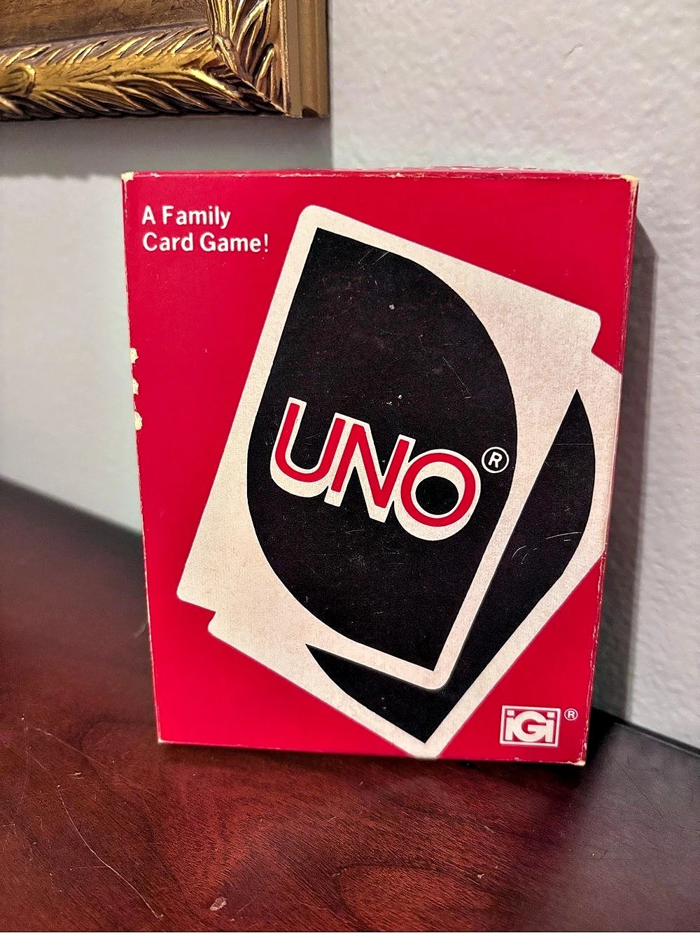 Vintage 1979 Deck of UNO cards still In sealed plastic Red Box - Picture 2 of 7